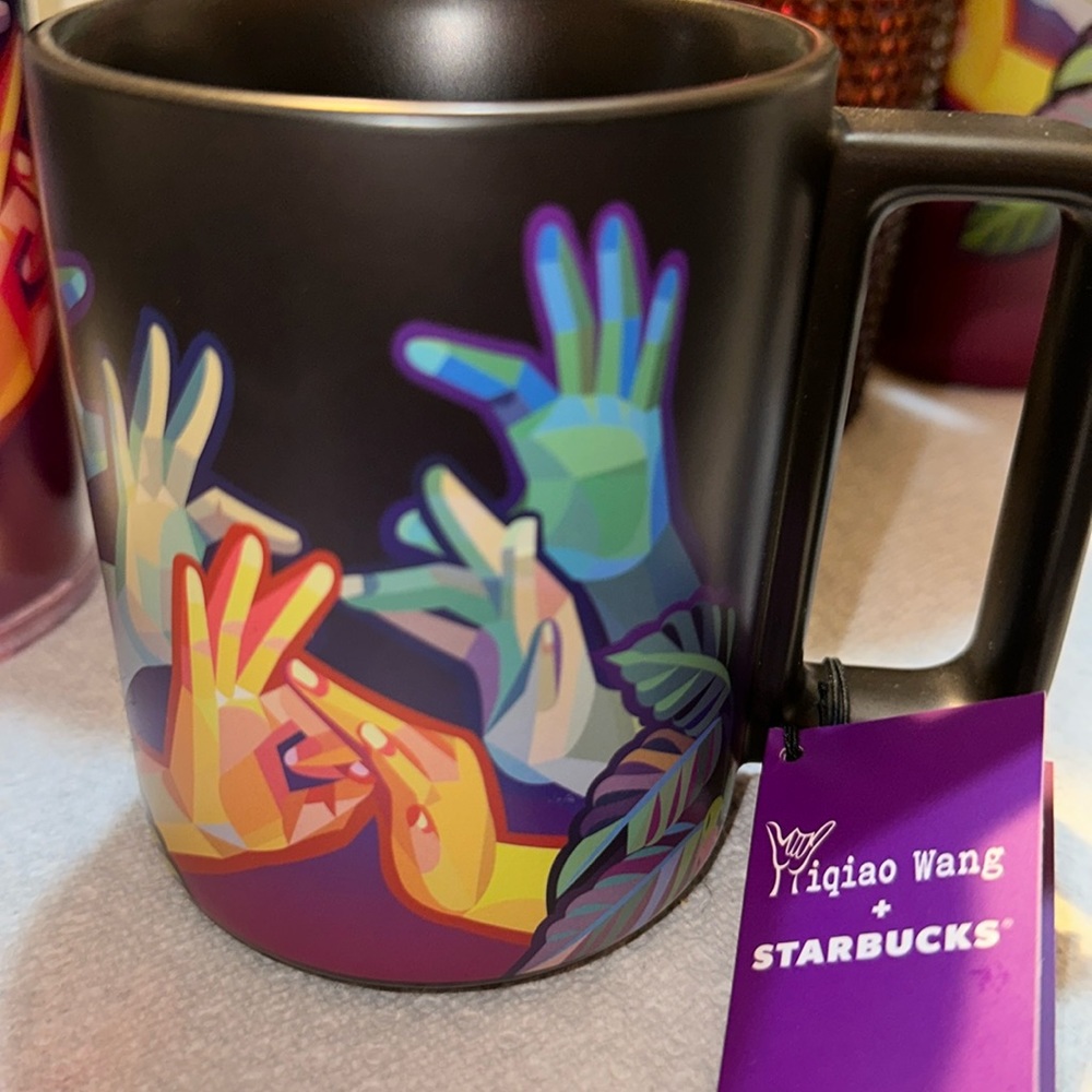 Starbucks 12FL OZ ceramic mug Collection Yiqiao Wang